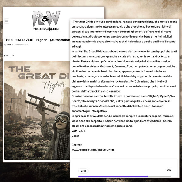 The Great Divide-Higher-review by Raw and Wild