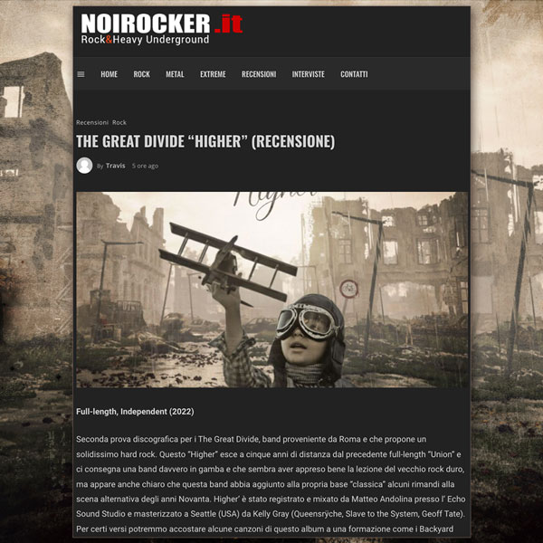 The Great Divide-Higher-review by NOI ROCKER