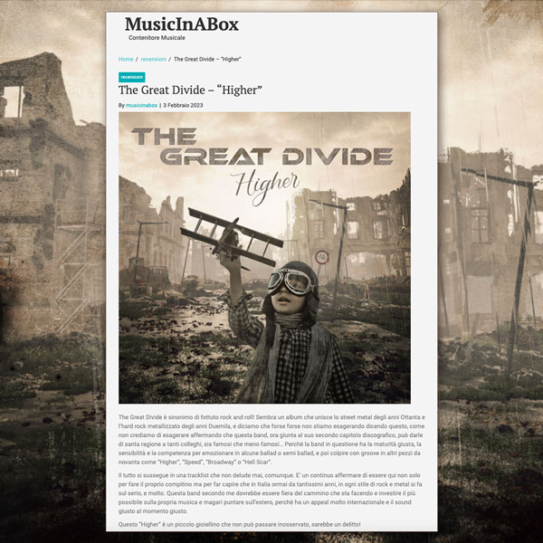 The Great Divide-Higher-review by Music in a Box