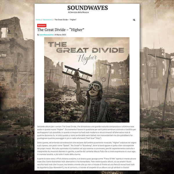 The Great Divide-Higher-review by Soundwaves